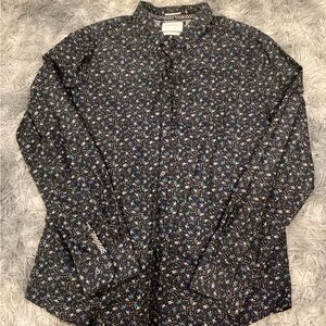 Denim & Flower Navy Floral Shirt
